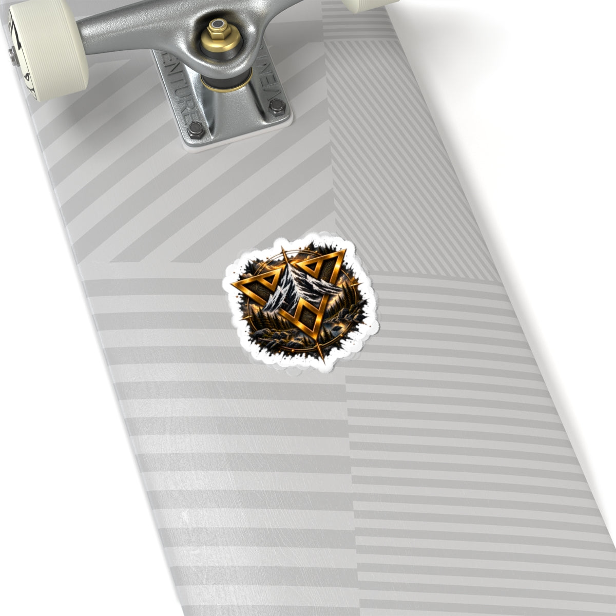 Wild VecMan logo Mountain Emblem Kiss-Cut Sticker
