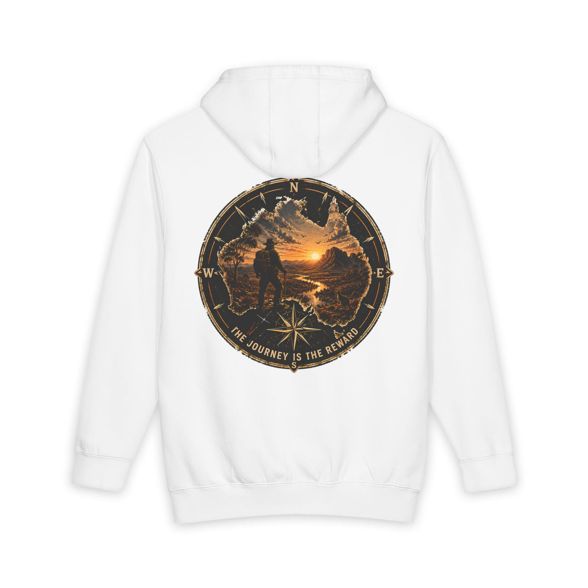 Adventure WilD VecMan Hoodie — 'The Journey Is The Reward' Pullover
