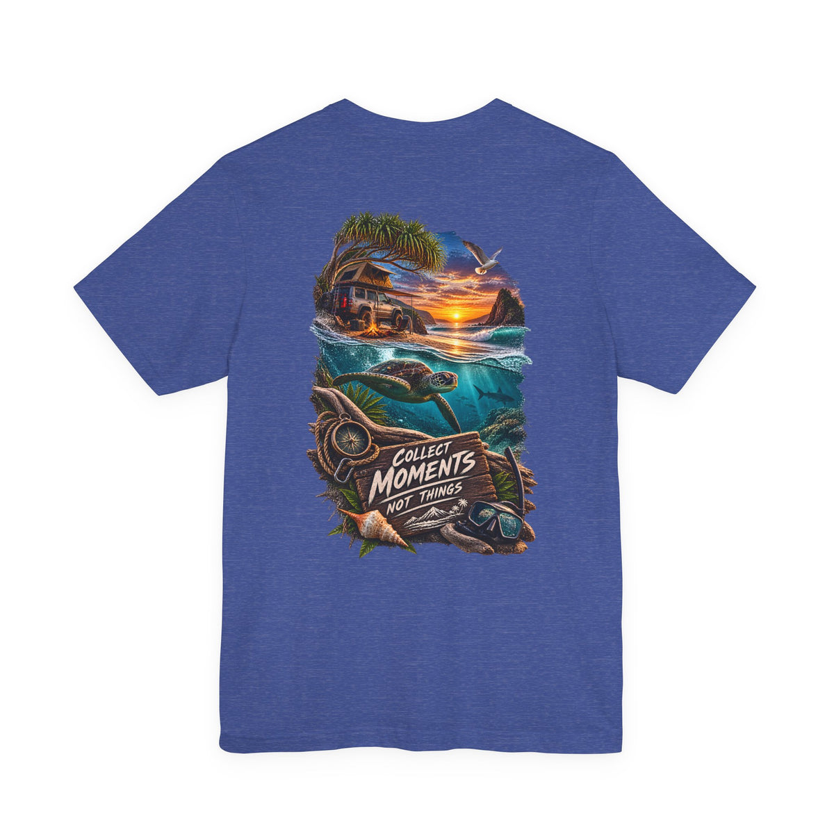 Collect Moments Not Things Sunset Surf T-Shirt