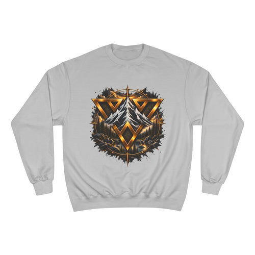 Adventure Champion Sweatshirt — 'Lost Often, Found Always' Mountain Graphic Crewneck