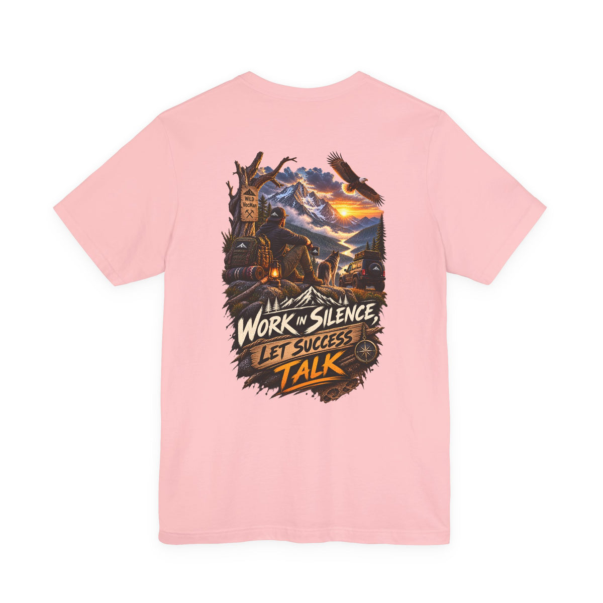 Work in Silence Let Success Talk Tee — Motivational Graphic T‑Shirt