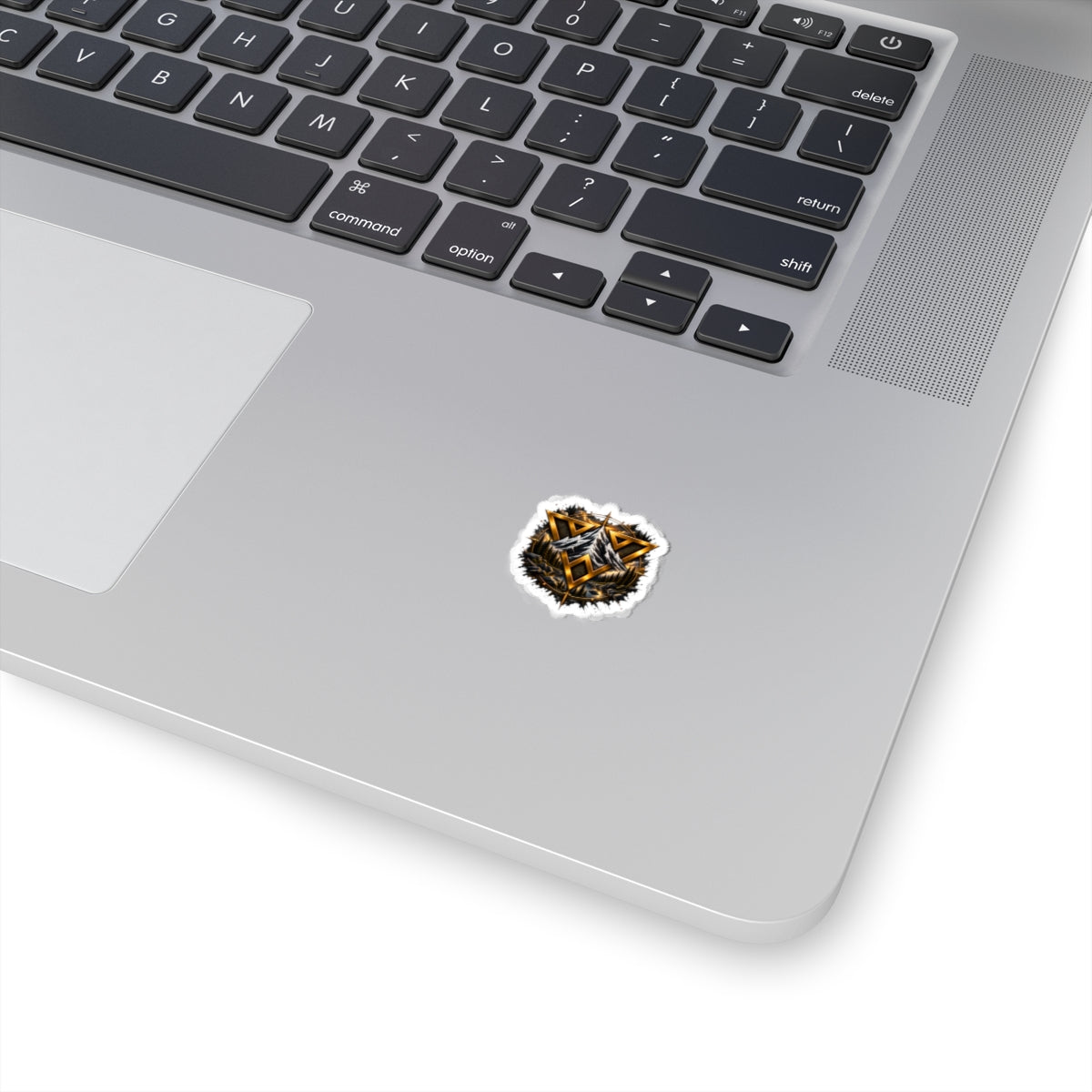 Wild VecMan logo Mountain Emblem Kiss-Cut Sticker