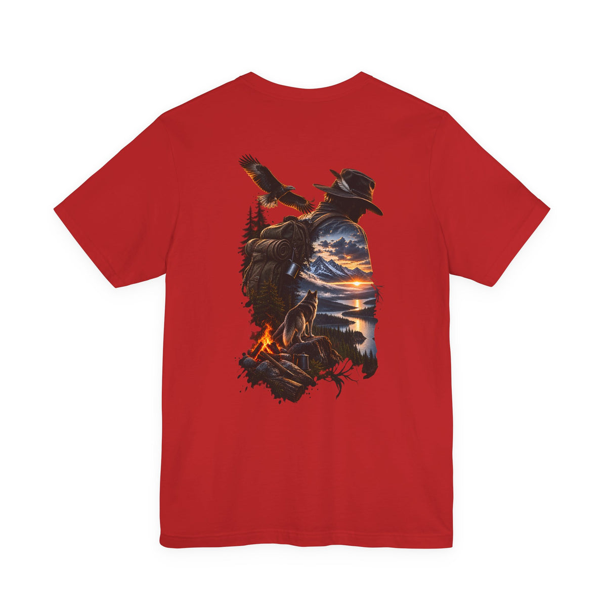 Western Sunset Cowboy T‑Shirt — Scenic Cowboy Silhouette Tee