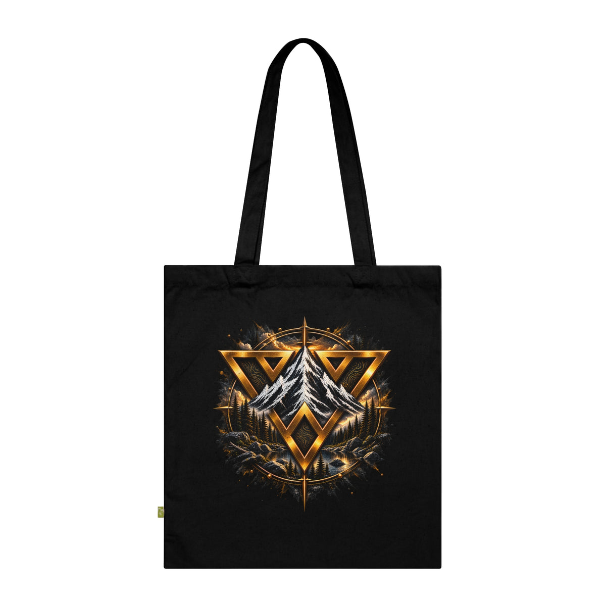 Tote Bag — WilD VecMan Viking Triangle Emblem Organic Cotton Tote
