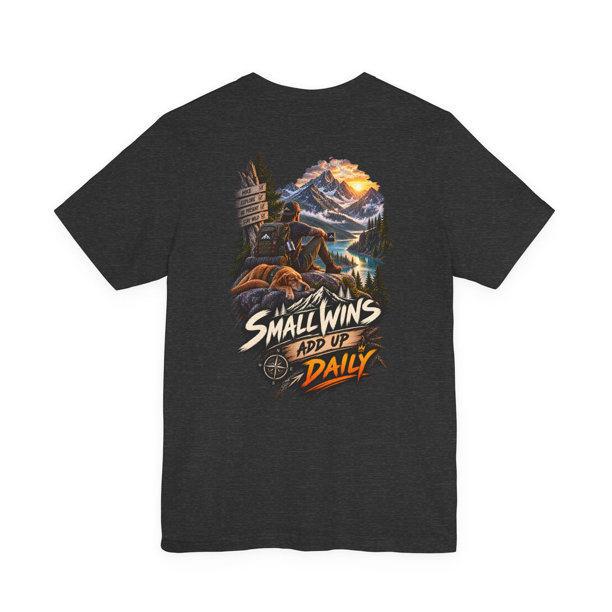 Small Wins Add Up Daily Mountain Adventure Tee