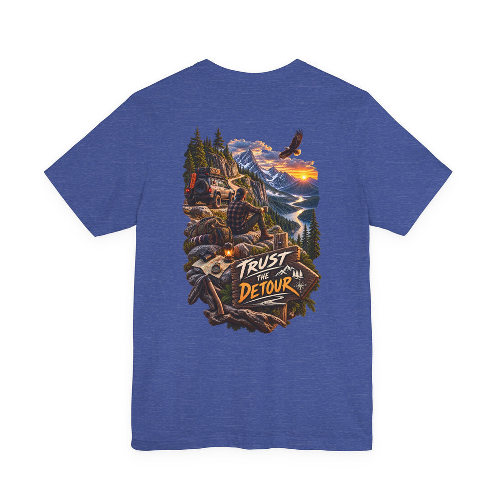 T-shirt Aventure « Trust the Detour »