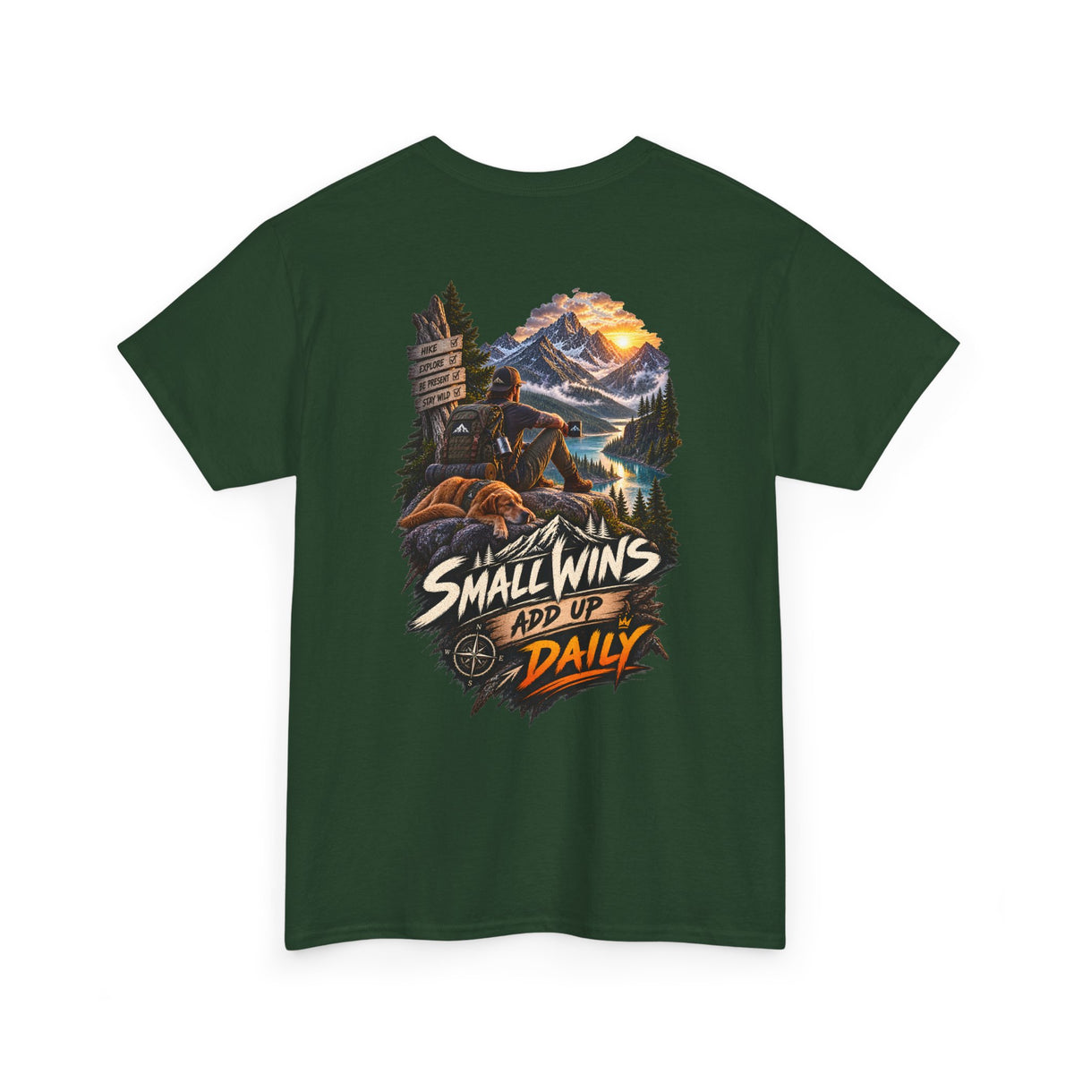 Small Wins Add Up Daily - Front & Back Print