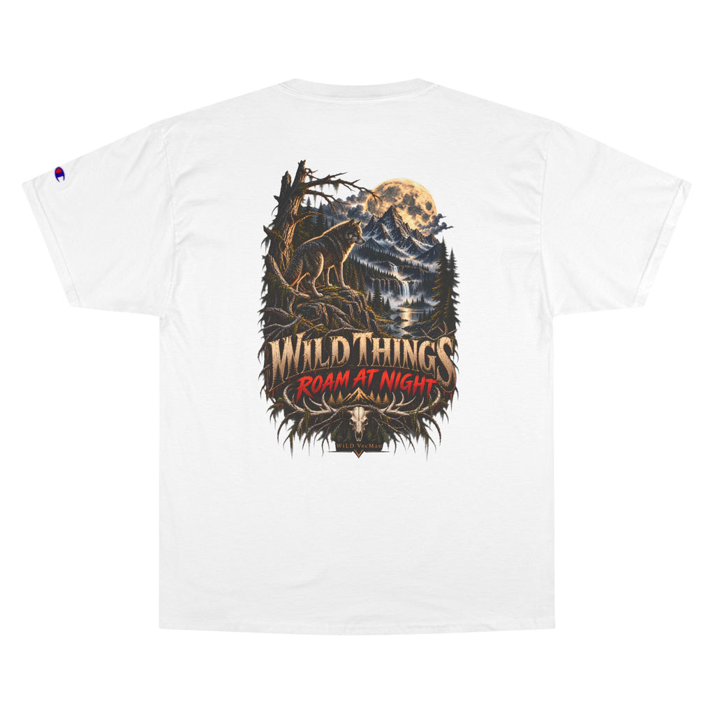 Wild Things Roam at Night - WiLD VecMan Halloween T-Shirt