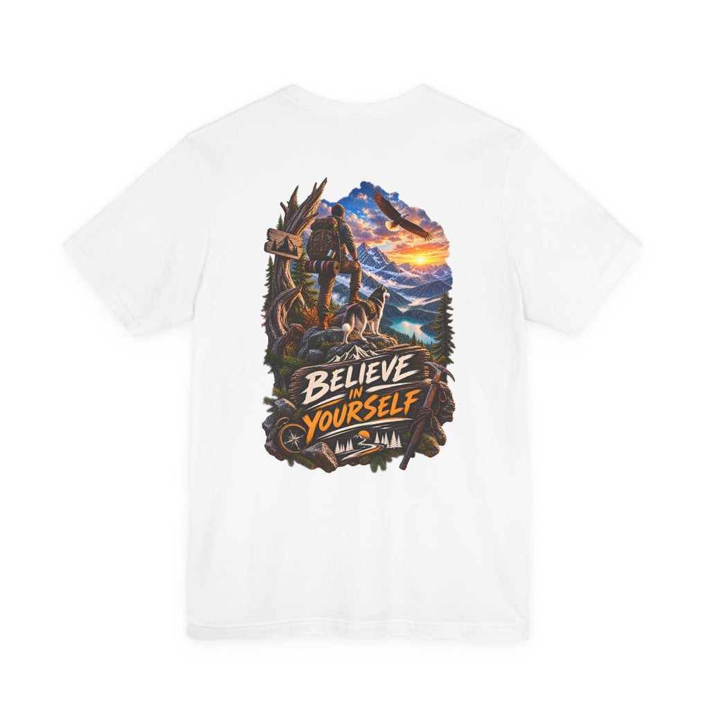 T-shirt Aventure en montagne « Crois en toi »