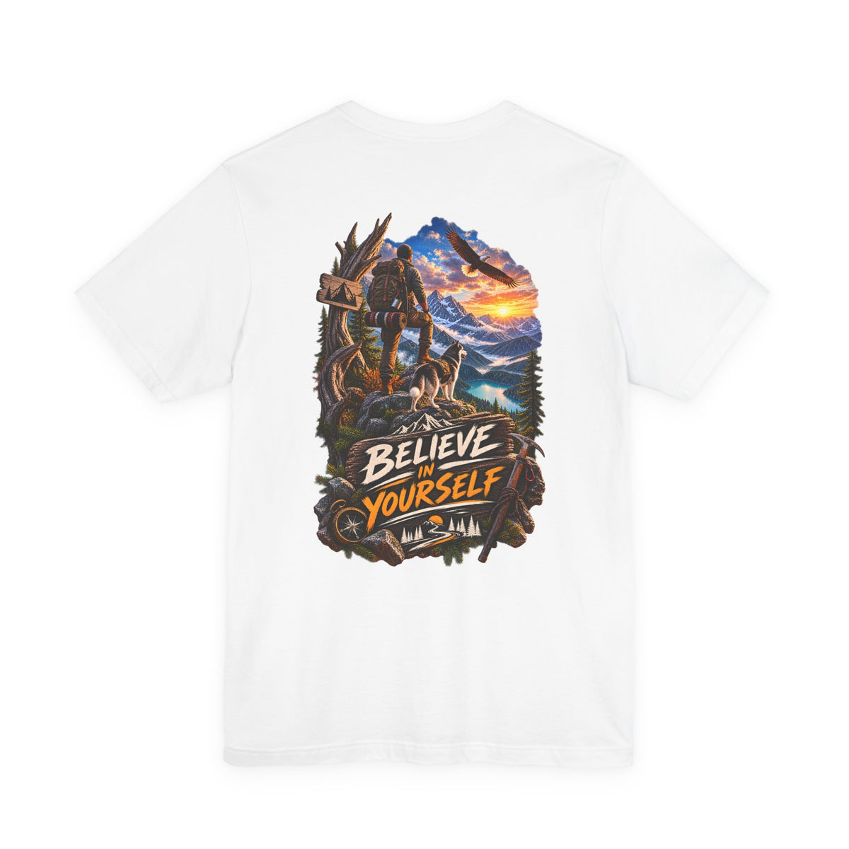 Believe In Yourself Mountain Adventure Tee