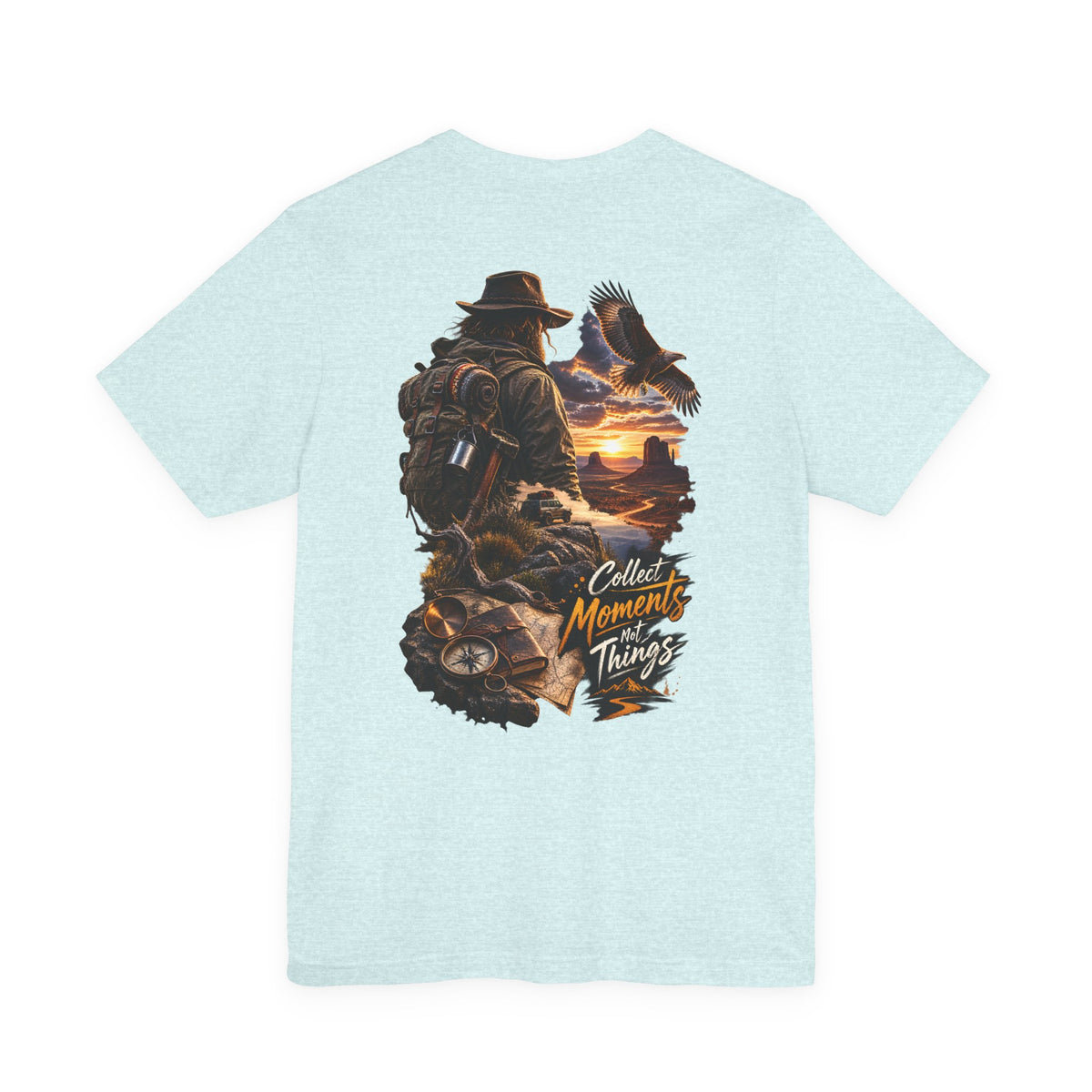 Adventure Tee — “Collect Moments Not Things” Scenic Hiking T-Shirt