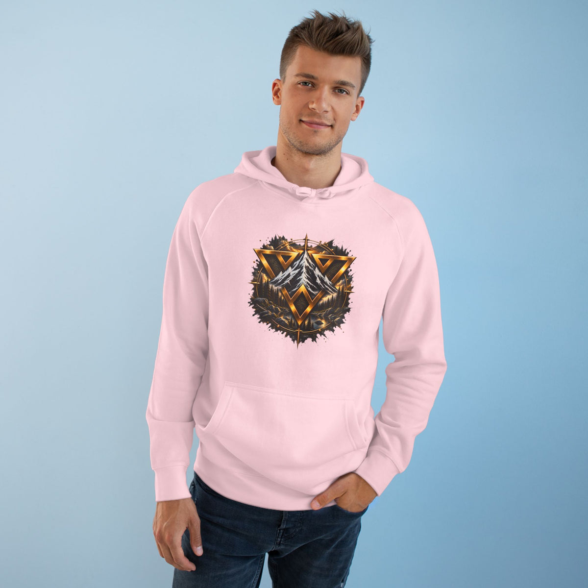 WilD VecMan Hoodie — "We Suffer Because We Think Everything Is Permanent" Inspirational Graphic Hoodie