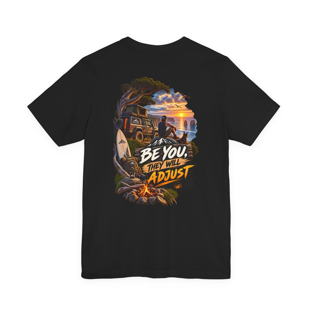 Be You They Will Adjust Sunset Surf Tee