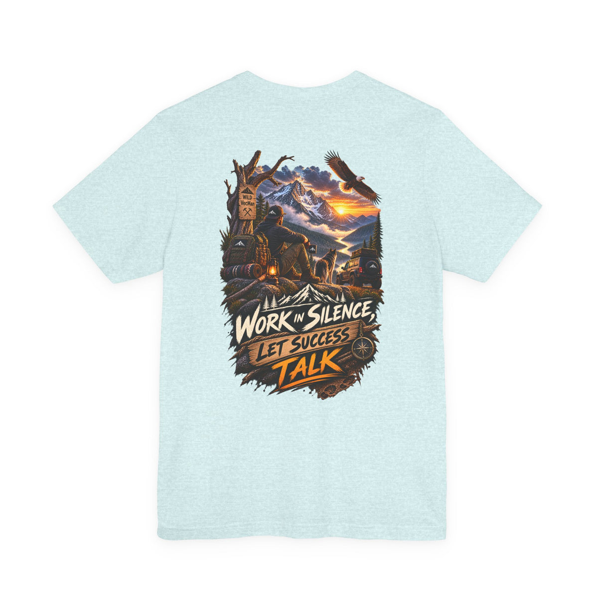 Work in Silence Let Success Talk Tee — Motivational Graphic T‑Shirt