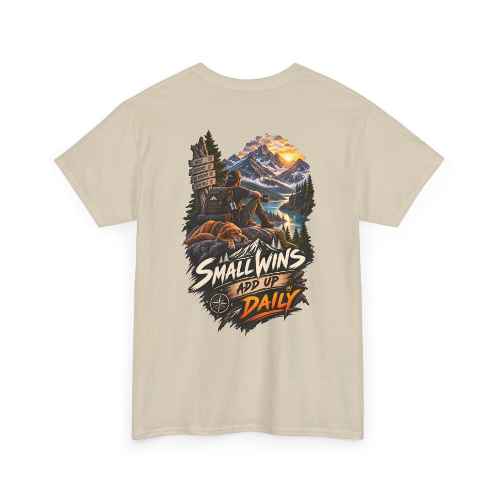 Small Wins Add Up Daily - Front & Back Print
