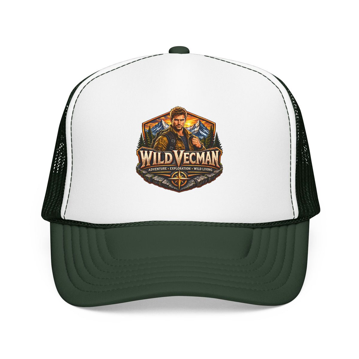 Wild Vecman Trucker Hat - Adventure Outdoors Cap