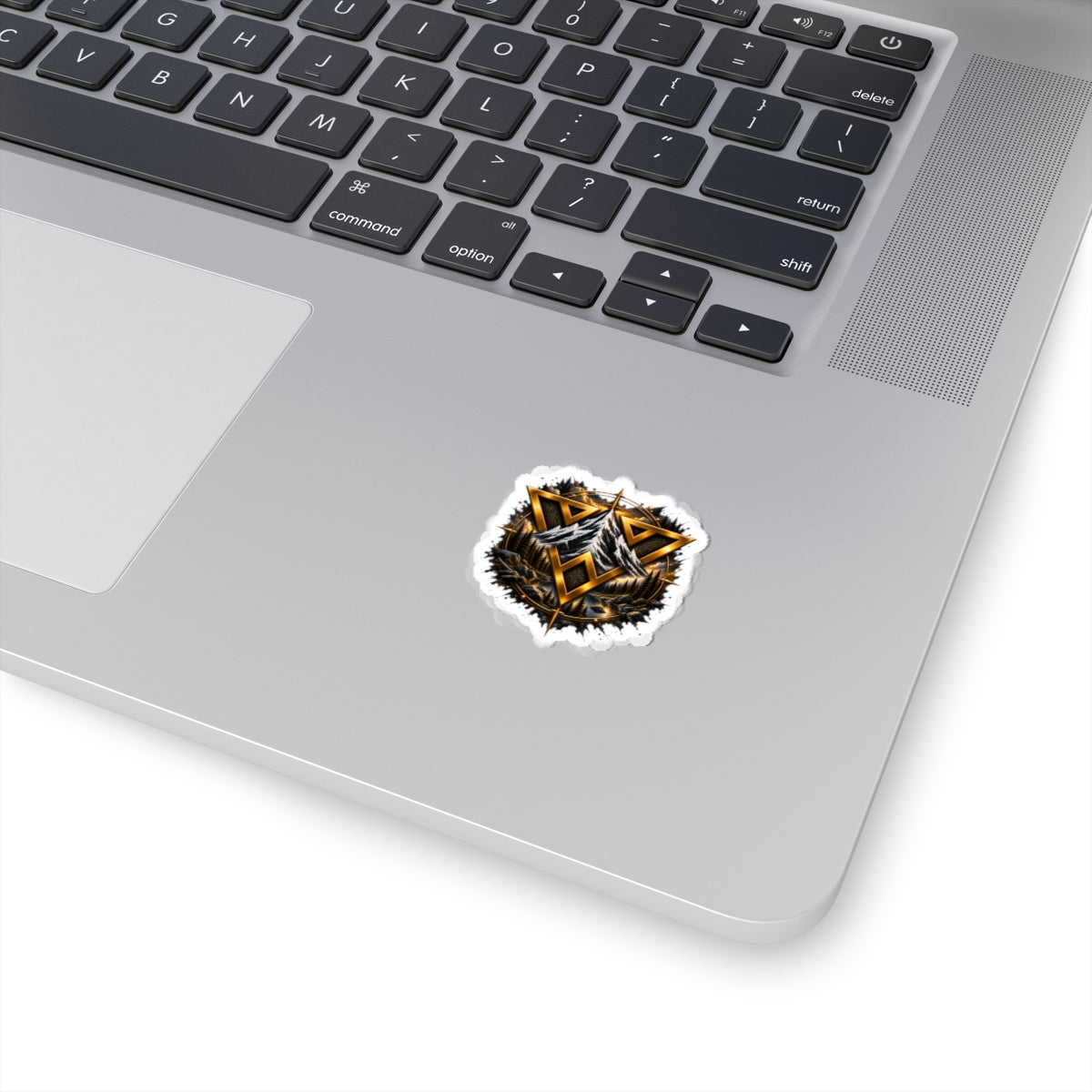 Wild VecMan logo Mountain Emblem Kiss-Cut Sticker