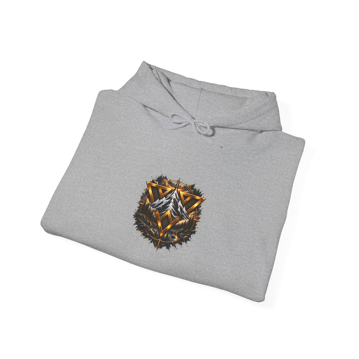 WiLD VecMan Hoodie — Geometric Wolf Emblem Graphic Sweatshirt