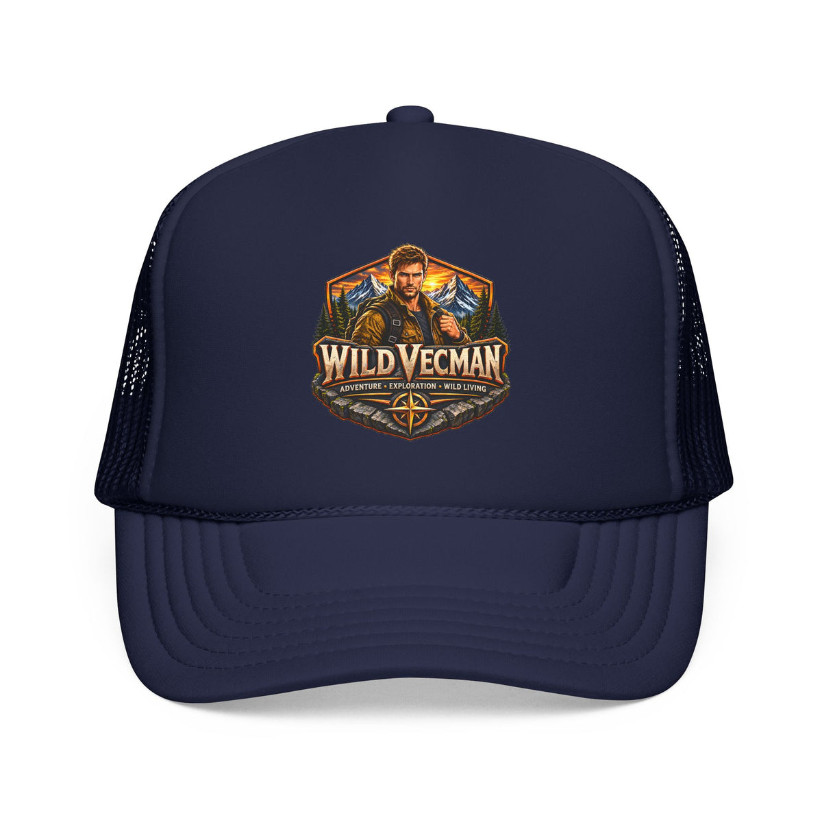 Wild Vecman Trucker Hat - Adventure Outdoors Cap