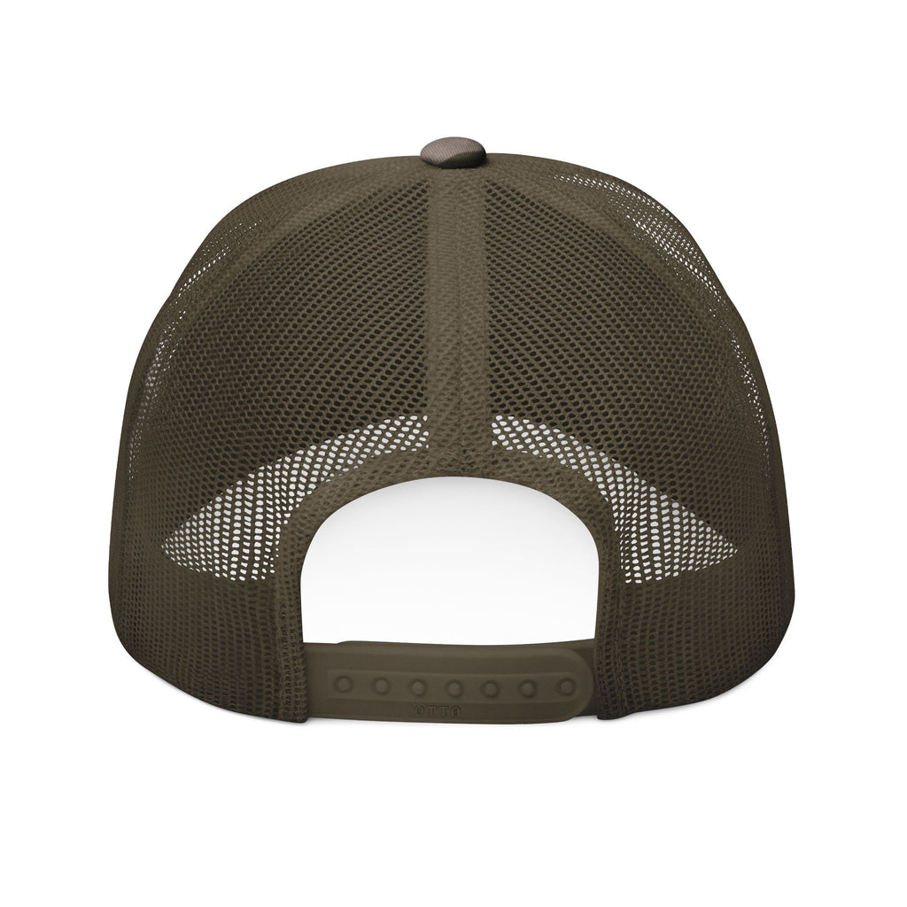 Camo Trucker Hat — Embroidered Outdoor WiLD VecMan Cap