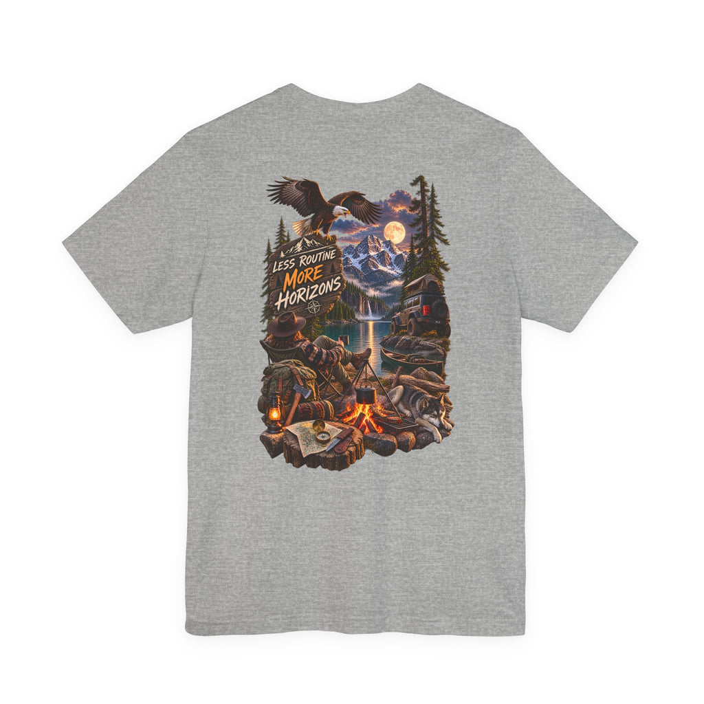 Moins de routine, plus d'horizons - T-shirt