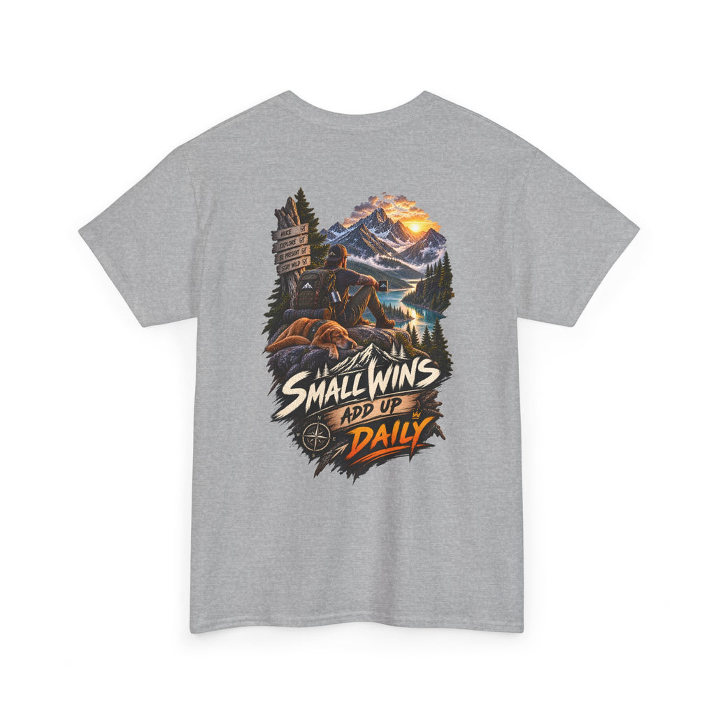 Small Wins Add Up Daily - Front & Back Print