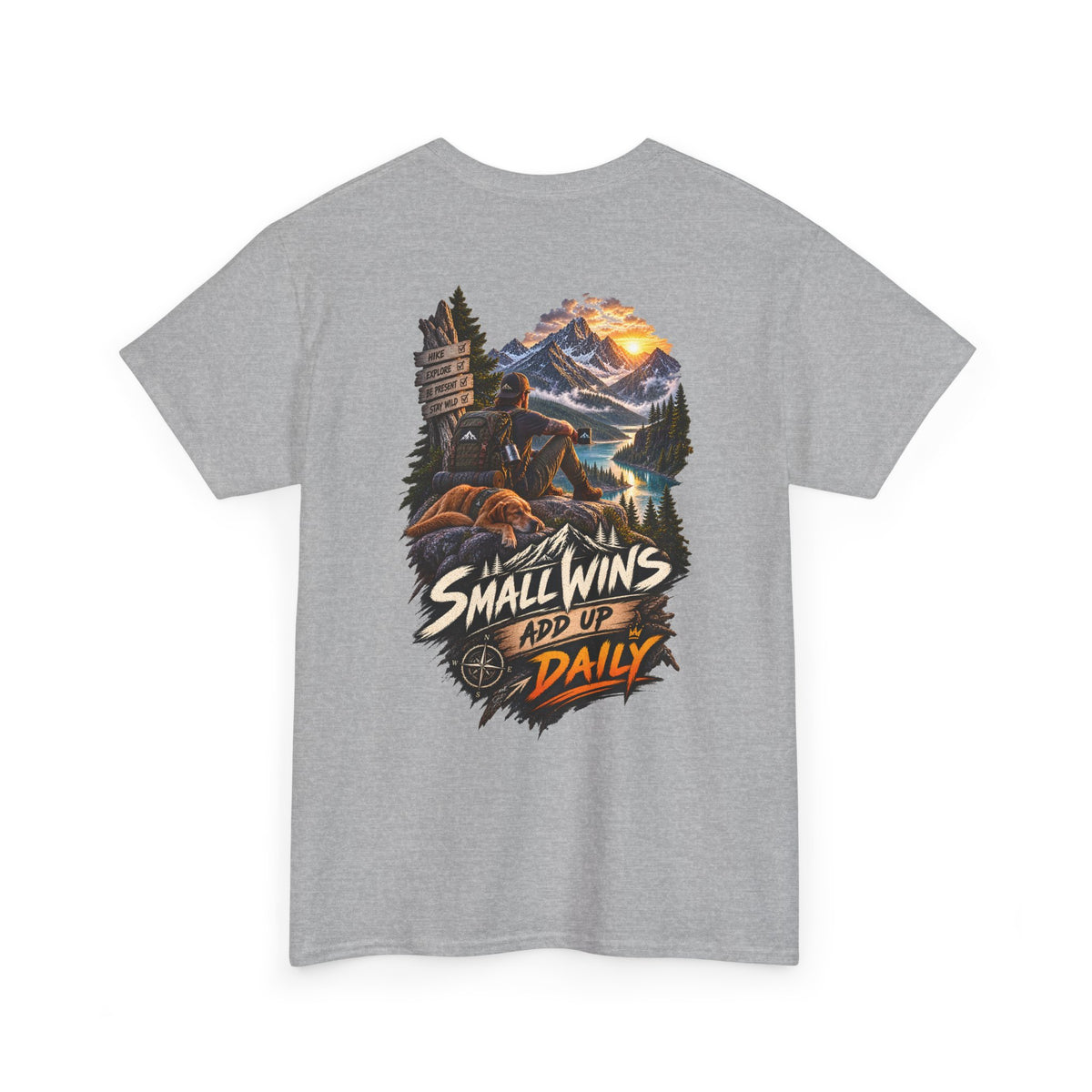 Small Wins Add Up Daily - Front & Back Print