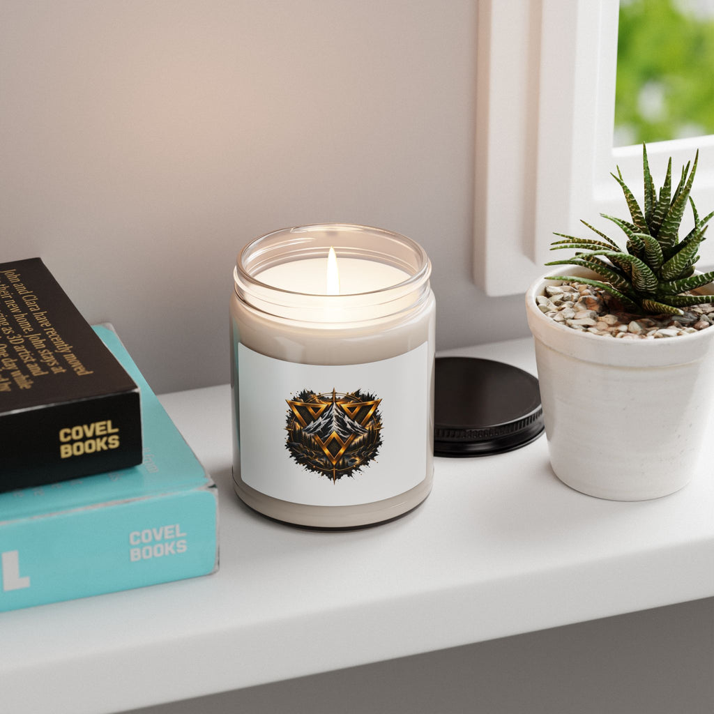 WiLD VecMan logo Scented Soy Candle — 9oz Cabin Forest Aroma