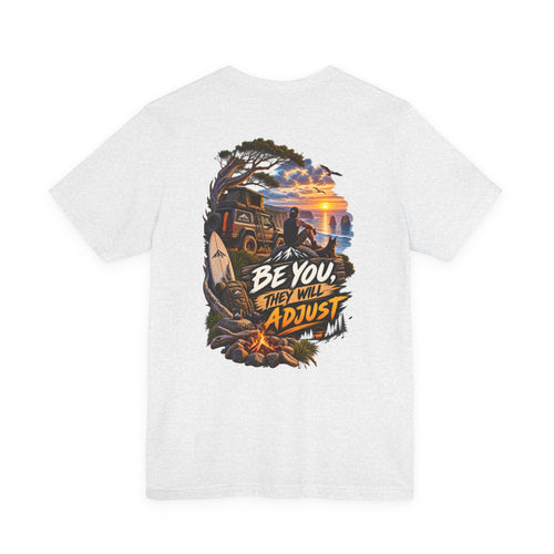 Tee-shirt Sunset Surf « Be You They Will Adjust »