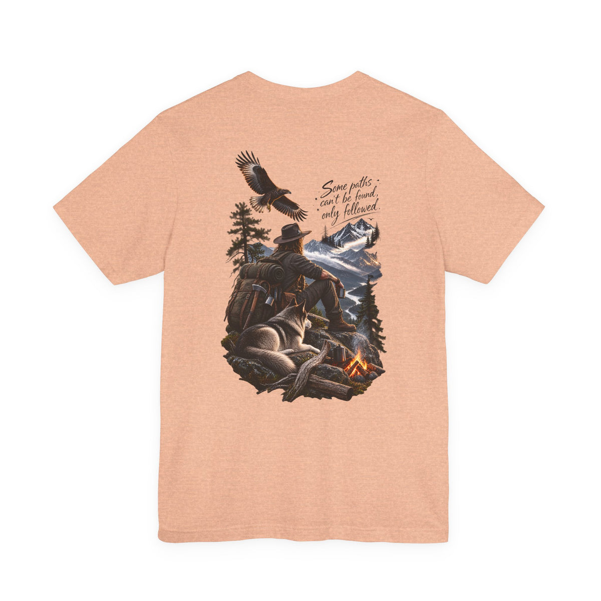 Adventure Campfire Tee — "Some paths I can’t be found, only followed"