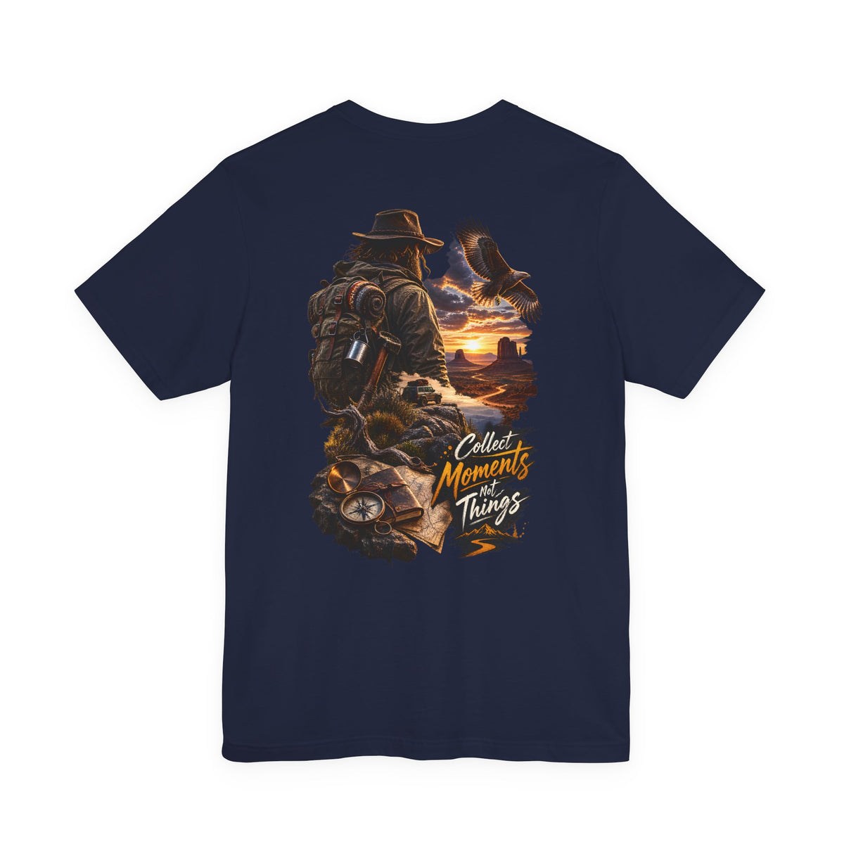 Adventure Tee — “Collect Moments Not Things” Scenic Hiking T-Shirt