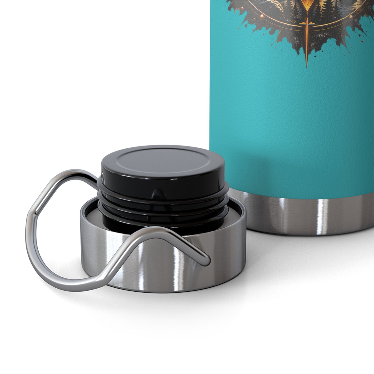 22oz Copper Vacuum Insulated Bottle — WilD VecMan Forest Design