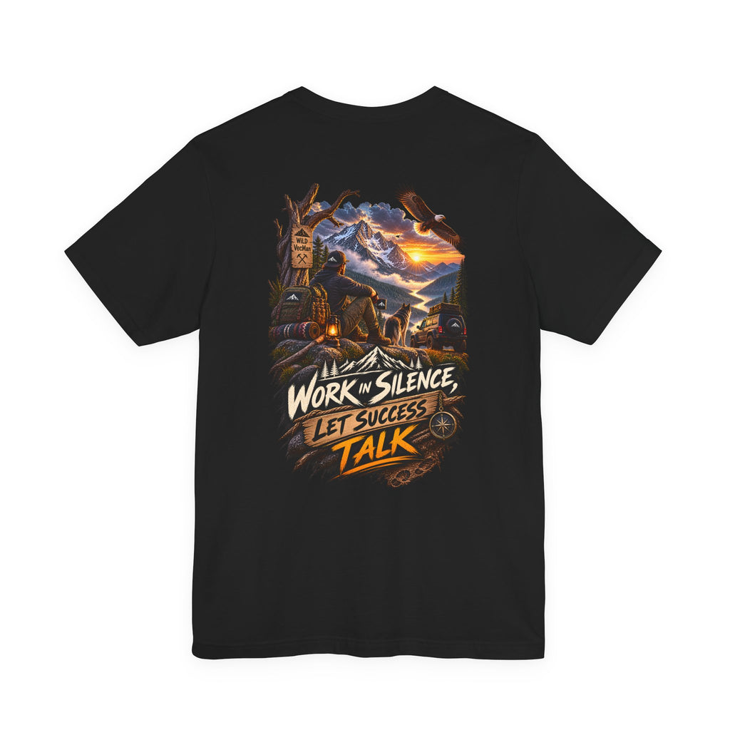 Work in Silence Let Success Talk Tee — Motivational Graphic T‑Shirt