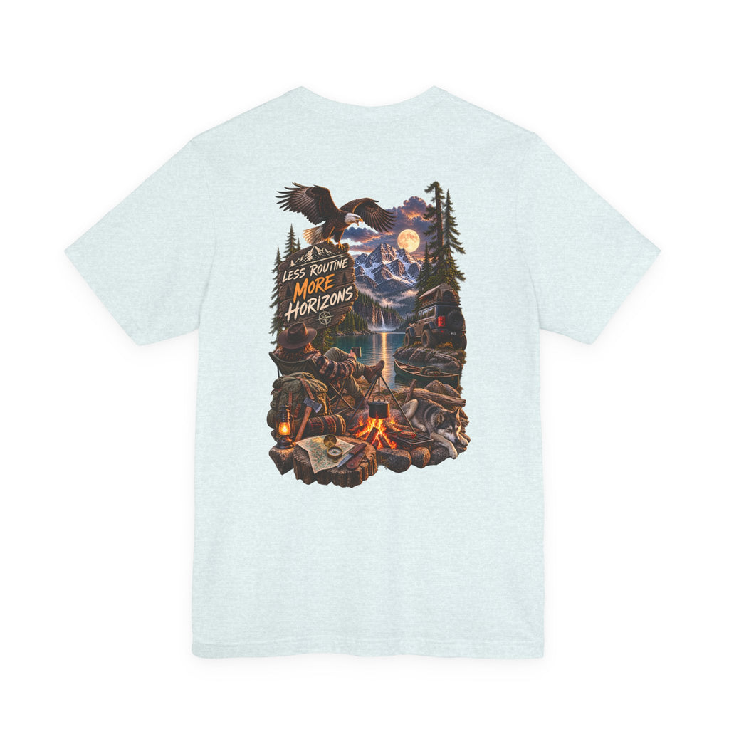Moins de routine, plus d'horizons - T-shirt