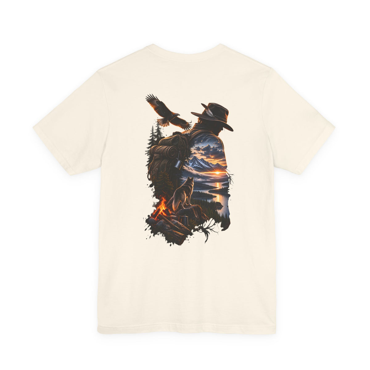 Western Sunset Cowboy T‑Shirt — Scenic Cowboy Silhouette Tee