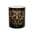 WiLD Vecman Compass Ceramic Mug — Norse Viking Woodland Coffee Cup
