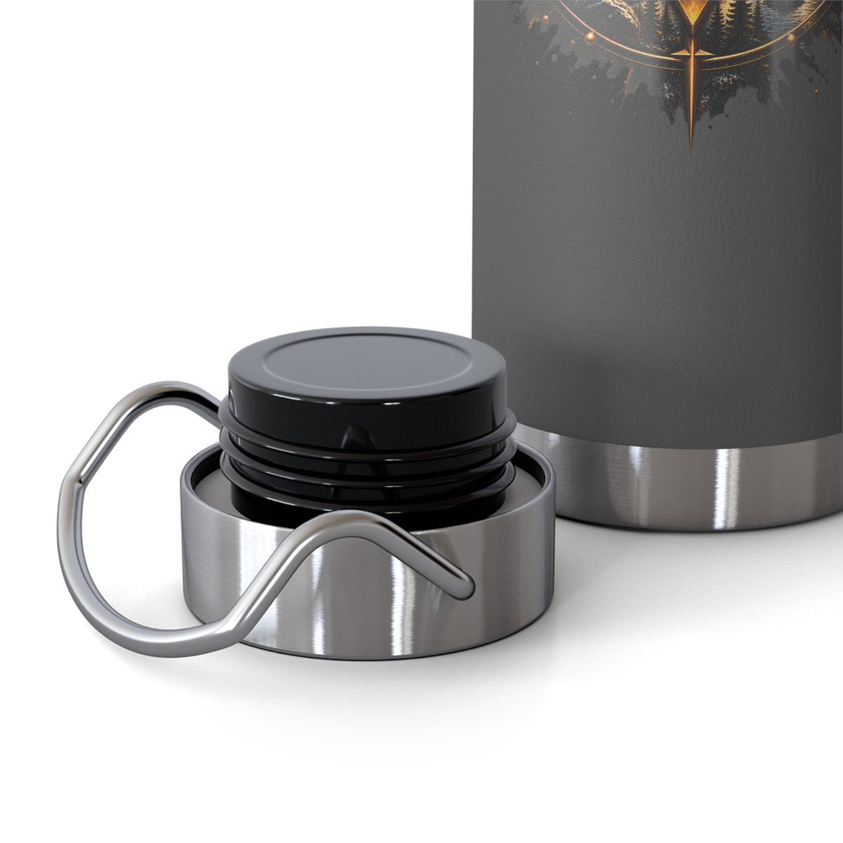 22oz Copper Vacuum Insulated Bottle — WilD VecMan Forest Design