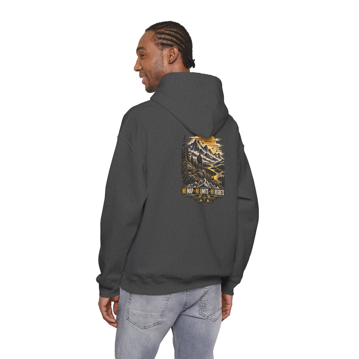 NO MAP, NO LIMITS, NO REGRETS - WiLD VecMan  Hoodie
