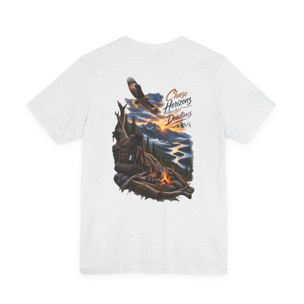 T-shirt « Chase Horizons, Not Deadlines »