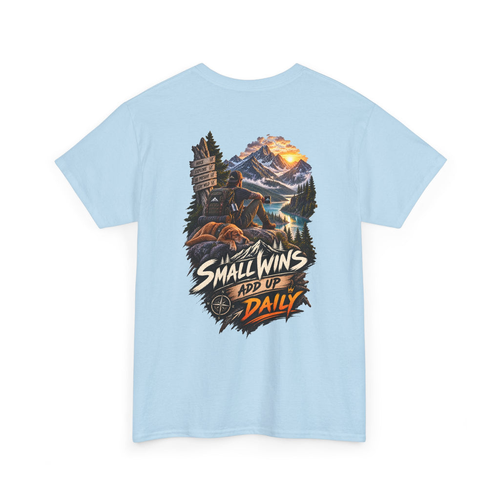 Small Wins Add Up Daily - Front & Back Print
