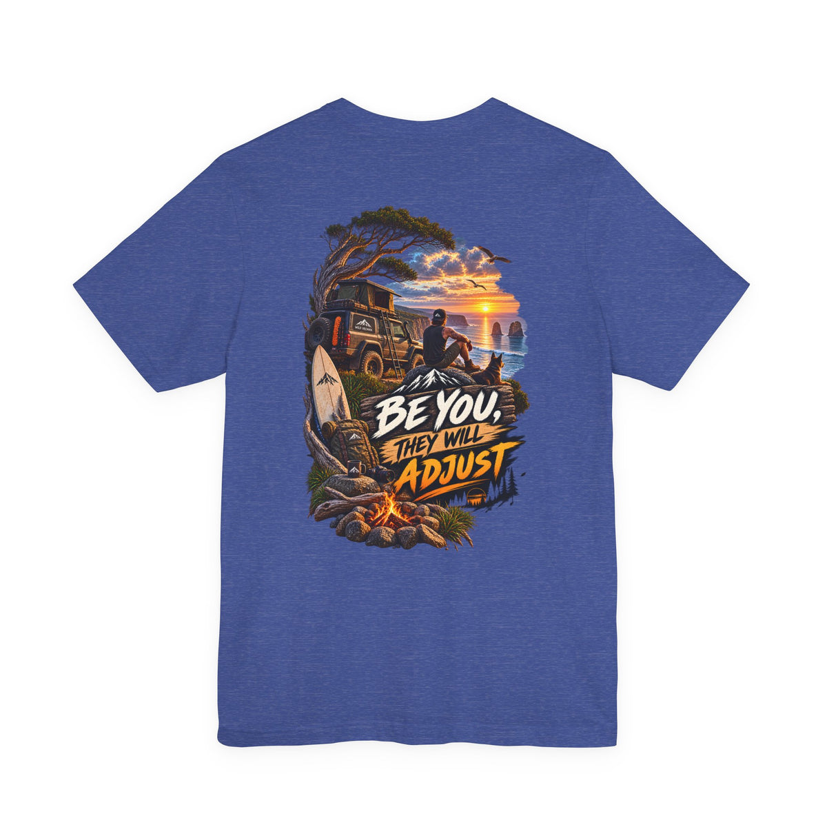 Be You They Will Adjust Sunset Surf Tee