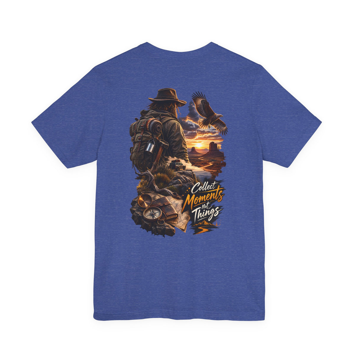 Adventure Tee — “Collect Moments Not Things” Scenic Hiking T-Shirt