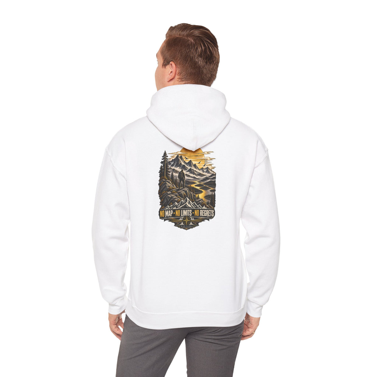 NO MAP, NO LIMITS, NO REGRETS - WiLD VecMan  Hoodie