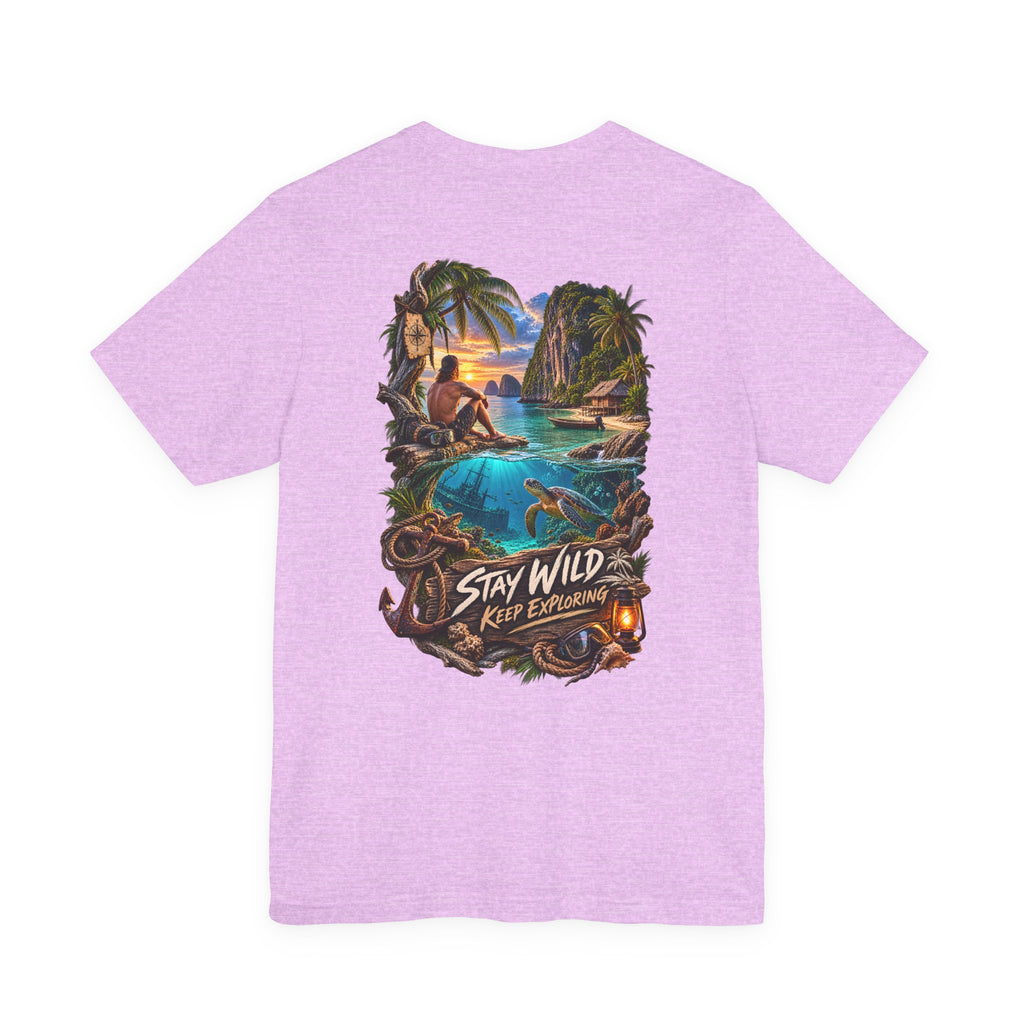 Restez sauvage, continuez à explorer - T-shirt WiLD VecMan