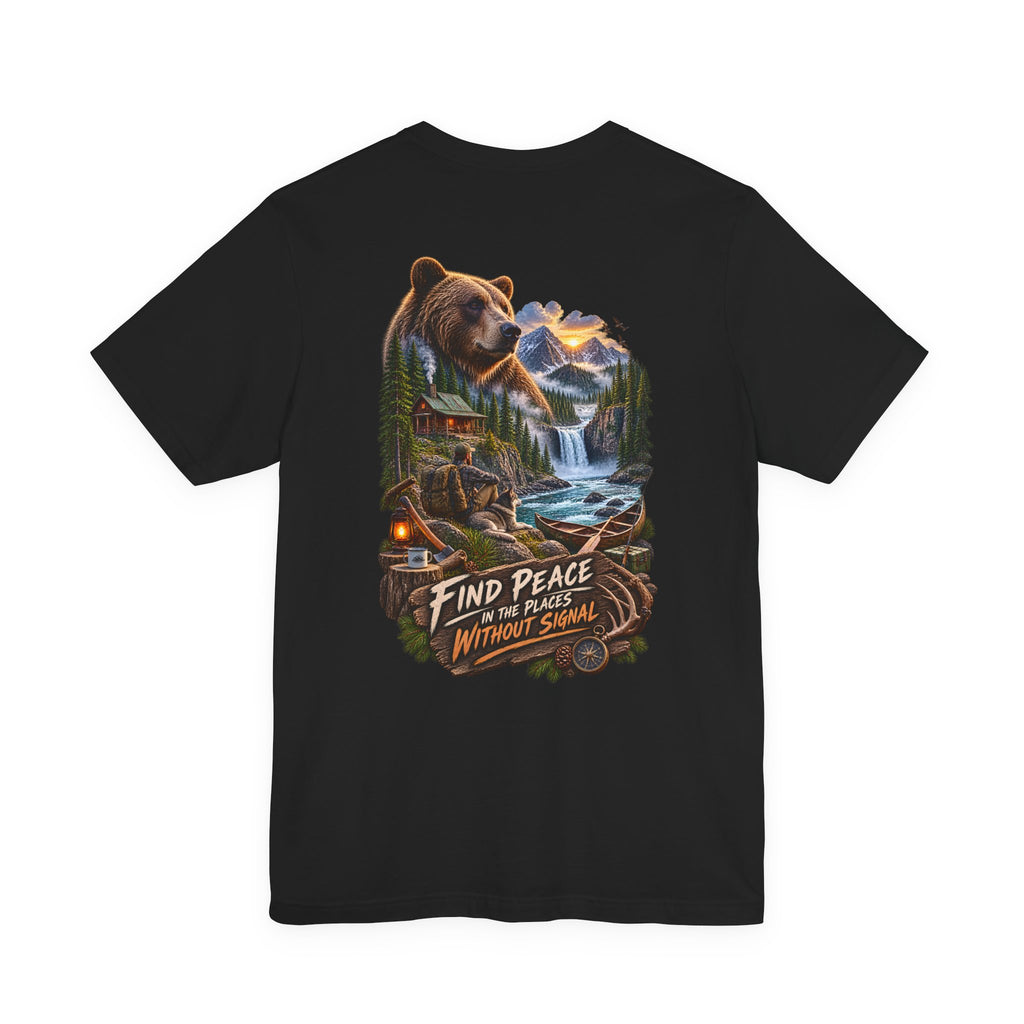 Bear Mountain Scenic Tee — "Find Peace in the Places Without Signal"