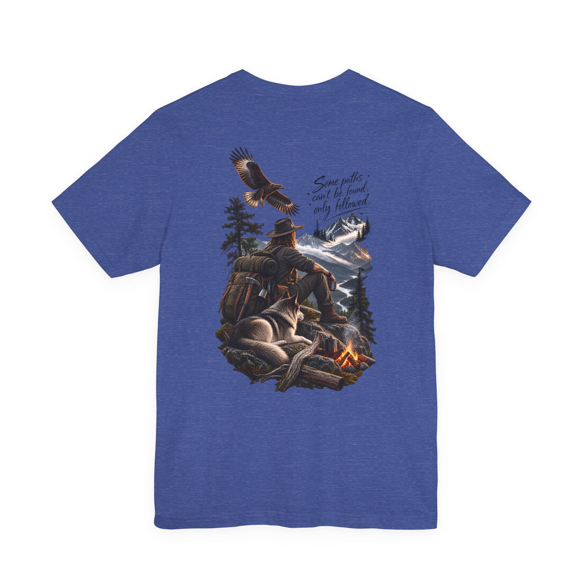 Adventure Campfire Tee — "Some paths I can’t be found, only followed"