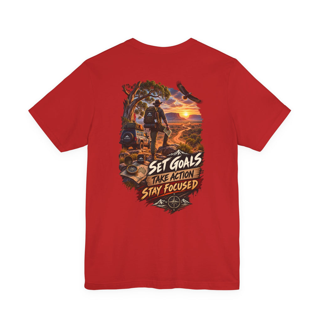 Fixez des objectifs, passez à l'action, restez concentré T-shirt WiLD VecMan