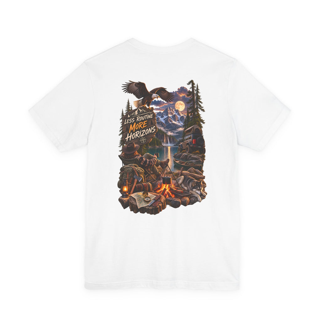 Moins de routine, plus d'horizons - T-shirt