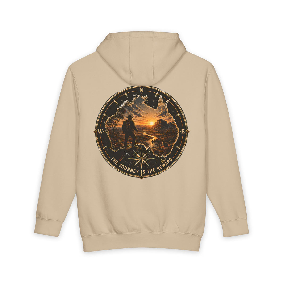 Adventure WilD VecMan Hoodie — 'The Journey Is The Reward' Pullover