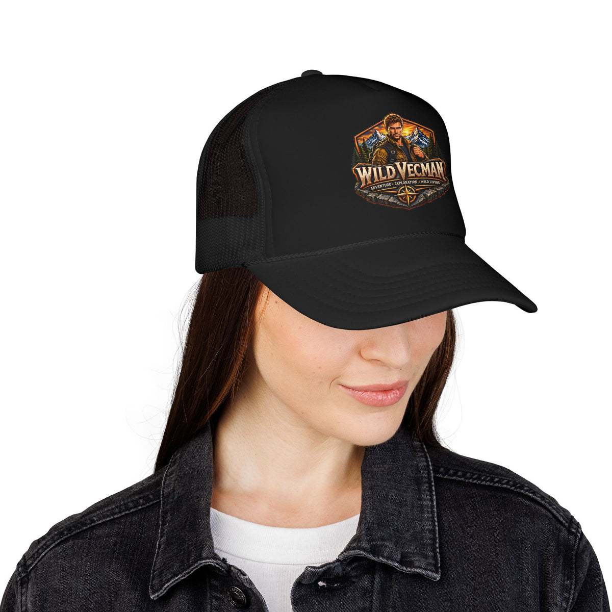Wild Vecman Trucker Hat - Adventure Outdoors Cap